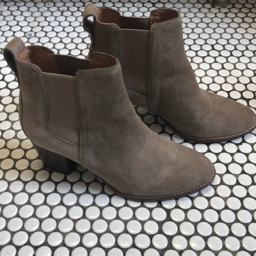 Madewell suede booties